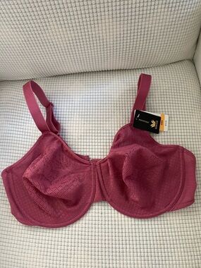 Wacoal Rose Mauve Minimizer Underwire Bra